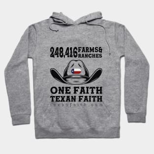 248416 Farms & Ranches. One Faith. Texan Faith Hoodie
